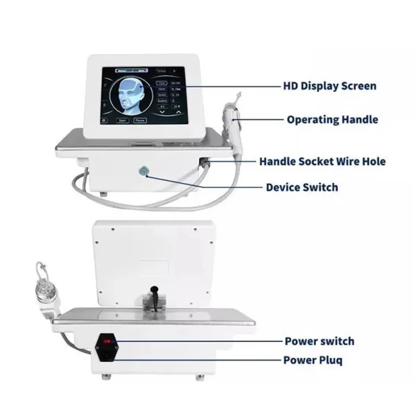 fractional rf device with two handpieces 7