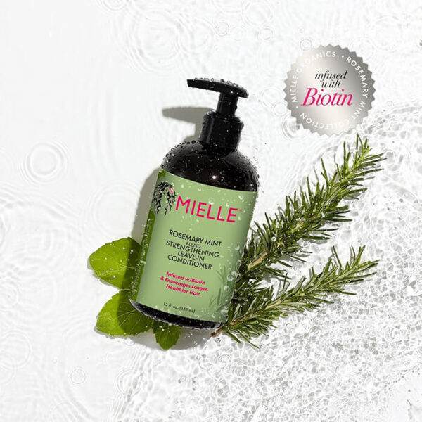 Mielle Organics Rosemary Mint Strengthening Shampoo infused with biotin