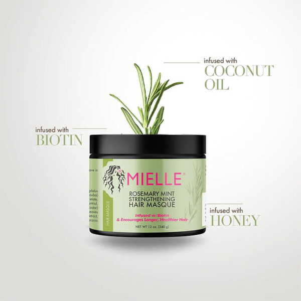 Mielle Organics Rosemary Mint hair mask 2