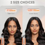 دستگاه شیگلم فر کننده مو سایز 25